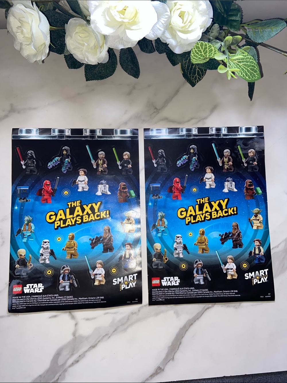 Lego Smart Play Star Wars Blue Galaxy Exclusive Limited Edition Stickers to Cus